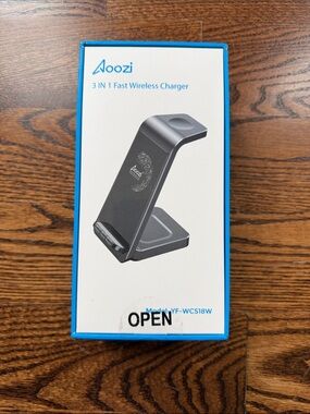 Aoozi 3-in-1 Fast Wireless Charger - Gray
